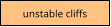 unstable cliffs