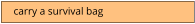 carry a survival bag
