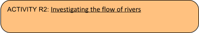 ACTIVITY R2: Investigating the flow of rivers